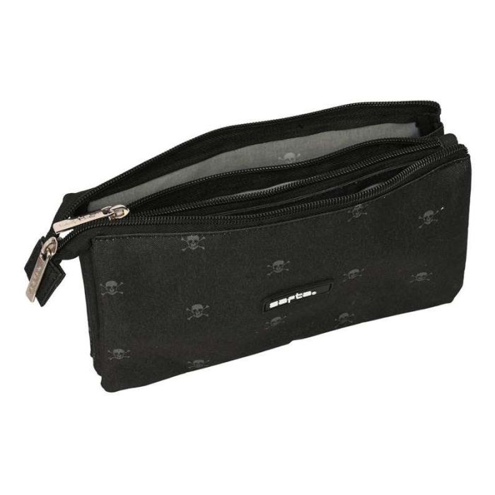 Portatodo Triple Safta California Negro 22 x 12 x 3 cm 2 Portatodo Triple Safta California Negro 22 x 12 x 3 cm 2