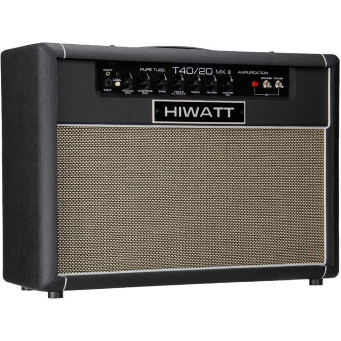 Amplificador Guitarra Combo Hiwatt Tube 2X12" - 20W / 40W 1 Amplificador Guitarra Combo Hiwatt Tube 2X12" - 20W / 40W 1