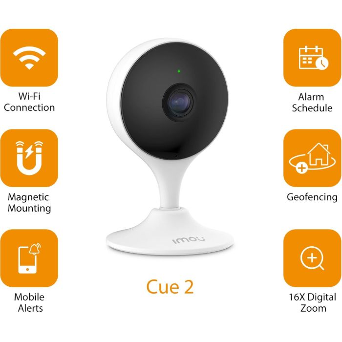 Imou IPCam Cue2 Cámara IP Interior WLAN 1080P 2MP Visión Nocturna IR 10m 3