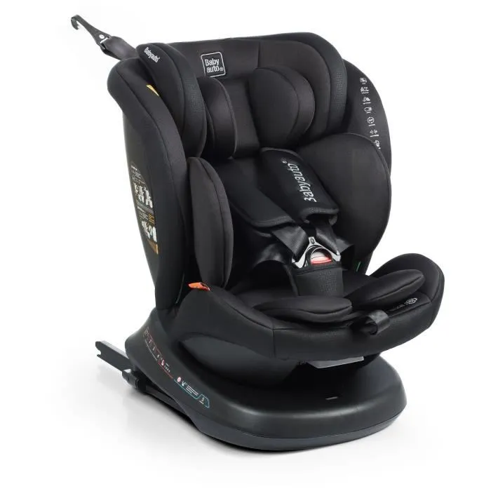 Babyauto Silla de Coche RODIA BAB8435593703359 Grupo 0/1/2/3 I-Size Plus 40-150 cm Isofix Giratoria Reclinable Reductor Negro 1 Babyauto Silla de Coche RODIA BAB8435593703359 Grupo 0/1/2/3 I-Size Plus 40-150 cm Isofix Giratoria Reclinable Reductor Negro 1