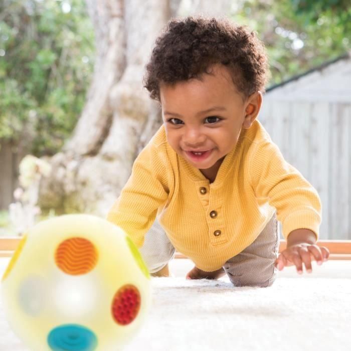 BKIDS Senso Bola Musical Sensorial para Bebés: Juguete Interactivo con Luz, Melodías Suaves y Tacto Agradable, +9 Meses 2