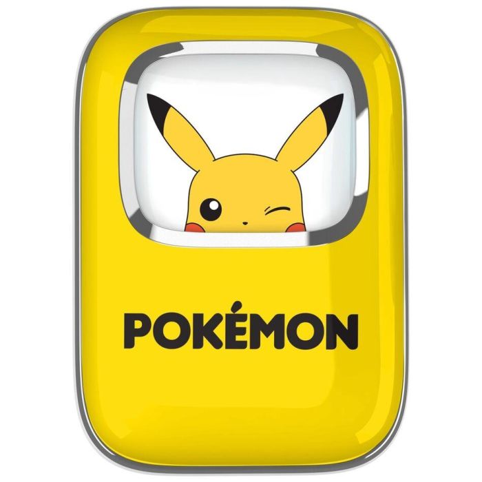 OTL TECHNOLOGIES Auriculares Inalambricos Pikachu Pokemon TWS Bluetooth V5.3 con Pantalla LED Iluminada y Hasta 16 Horas de Bateria