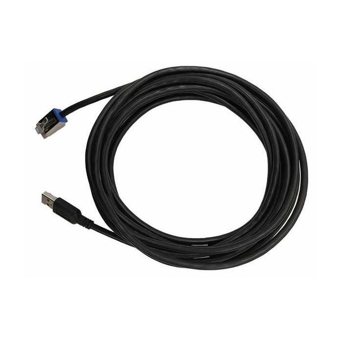 Datalogic 90A052135 Cable USB A a RJ-45, 4.5m, Macho/Macho, Negro, para Magellan 9300i/9400i/9800i