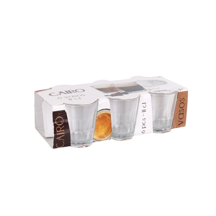 Set 6 Vasos Carajillo 11Cl Cairo Ag - Inde (24 Cajas) 5 Set 6 Vasos Carajillo 11Cl Cairo Ag - Inde (24 Cajas) 5