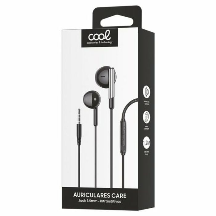 Auriculares con Micrófono Cool Negro 4