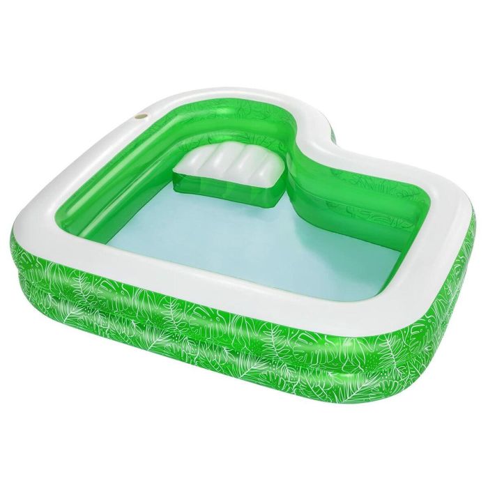 Bestway Piscina Hinchable 2 Camaras Tropical 231x231x51 cm +6 Años Jardin 54336 19