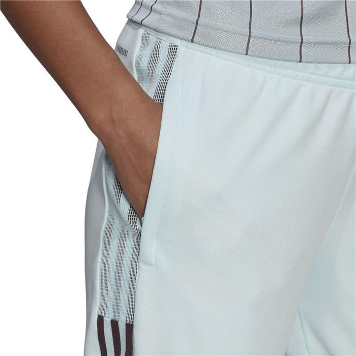 Pantalón Largo Deportivo Adidas Cian Claro Mujer 2
