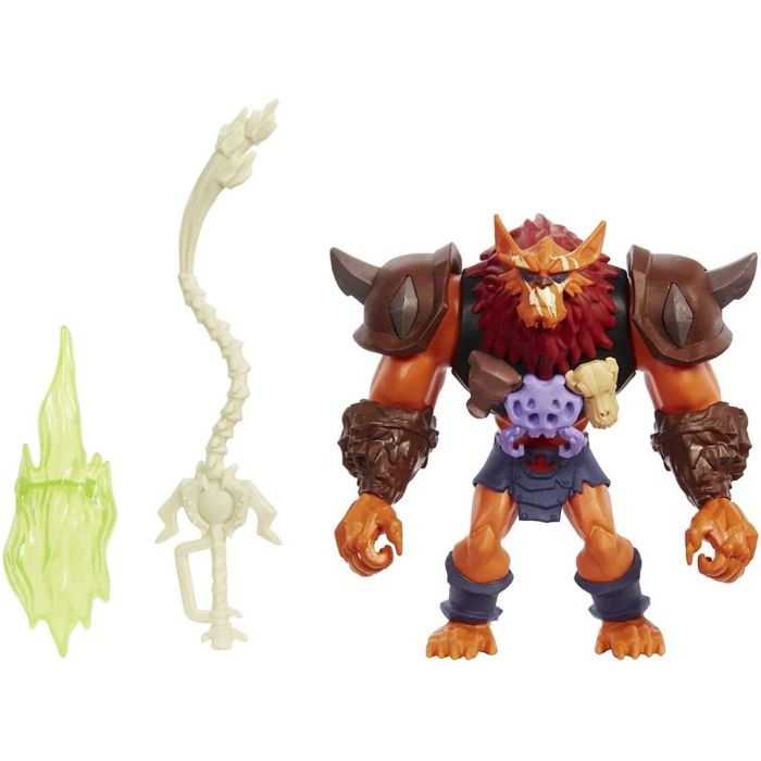 Mattel Masters Of The Universe Figura Deluxe Beast Man 14 cm con Arma y Power Attack 1