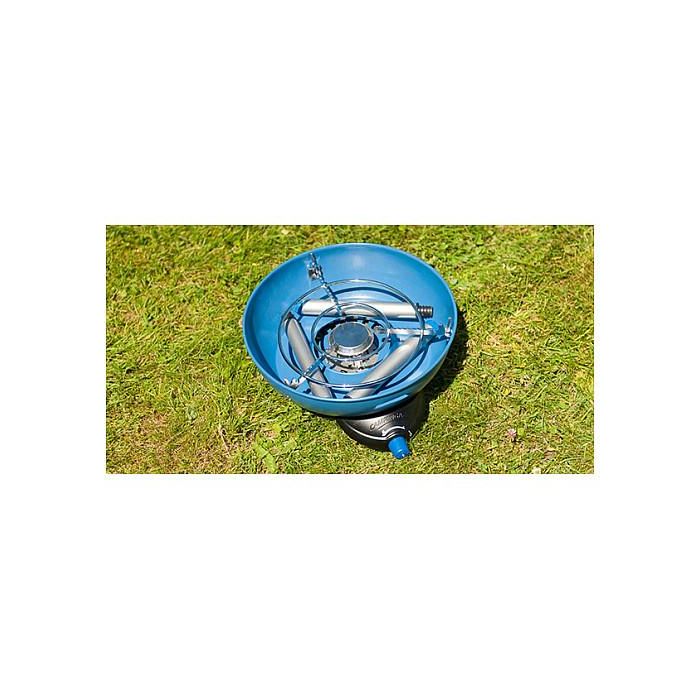 CAMPINGAZ Party Grill 200 CV - Cocina de Camping a Gas, Parrilla, 2000 W, Encendido Piezo, Color Azul