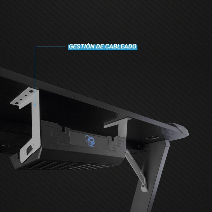 Mesa de Escritorio Gaming DEEP GAMING COO-DGMOB04 Negro 5 atm 1,64" 18