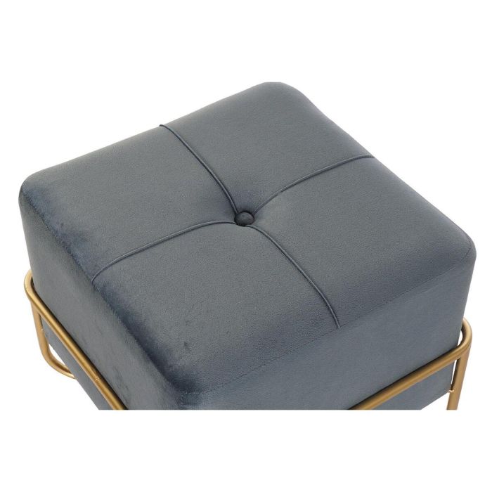 Descalzadora Glam DKD Home Decor Azul Dorado 42 x 38 x 42 cm 1 Descalzadora Glam DKD Home Decor Azul Dorado 42 x 38 x 42 cm 1