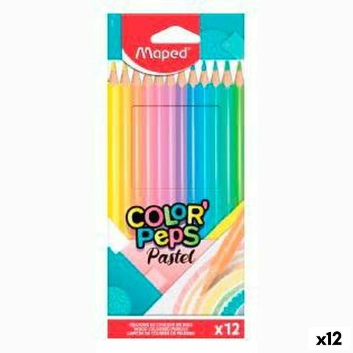 Lápices de colores Maped Color' Peps Multicolor 12 Piezas (12 Unidades) 0 Lápices de colores Maped Color' Peps Multicolor 12 Piezas (12 Unidades) 0