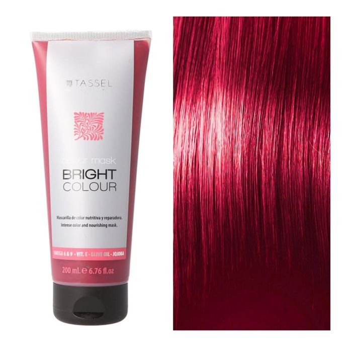 Eurostil Bright colour mascarilla capilar color rojo