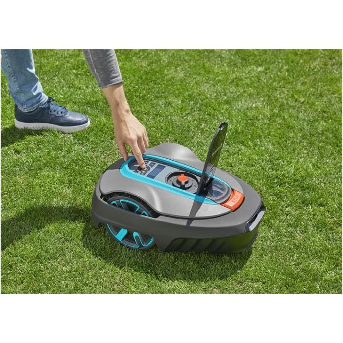 GARDENA smart SILENO city 400 qm Set Robot Cortacésped para césped de hasta 400 m², 16 cm ancho de corte, Batería Ión de litio 2