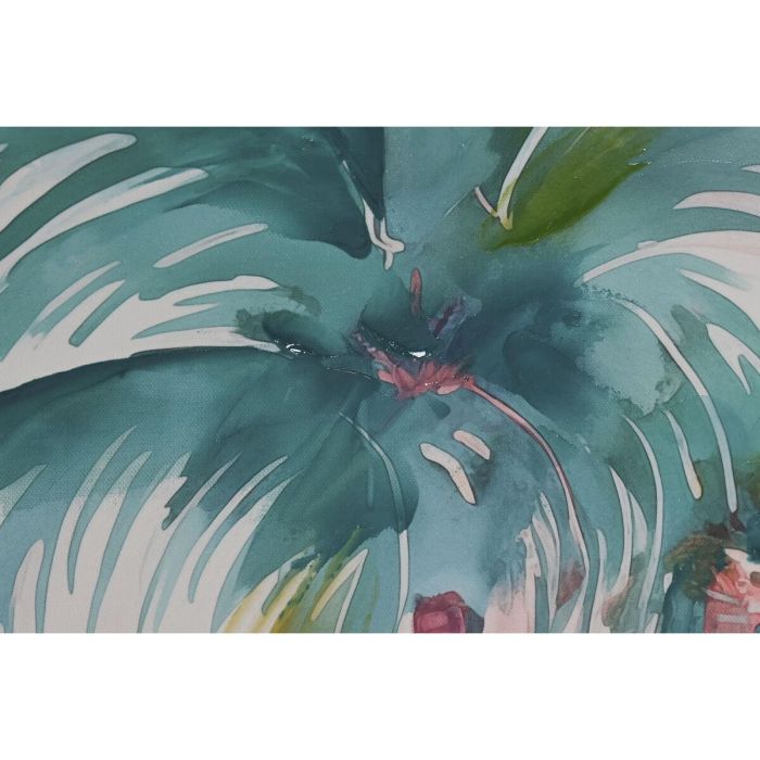 Cuadro Tropical DKD Home Decor Verde Azul 3.5 x 80 x 80 cm (2 Unidades) 2 Cuadro Tropical DKD Home Decor Verde Azul 3.5 x 80 x 80 cm (2 Unidades) 2