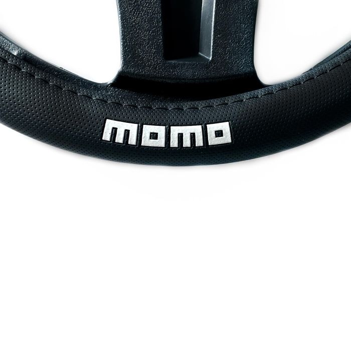 Momo MOMLSWC014BG Funda Volante Supergrip Universal Negro y Gris 38-39 cm 3