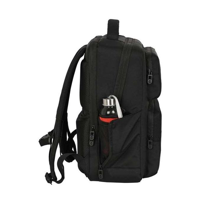 Safta Mochila Real Madrid Premium para portátil de 15,6'' con USB y 2 Bolsillos, Color Negro, 31x44x13cm 7