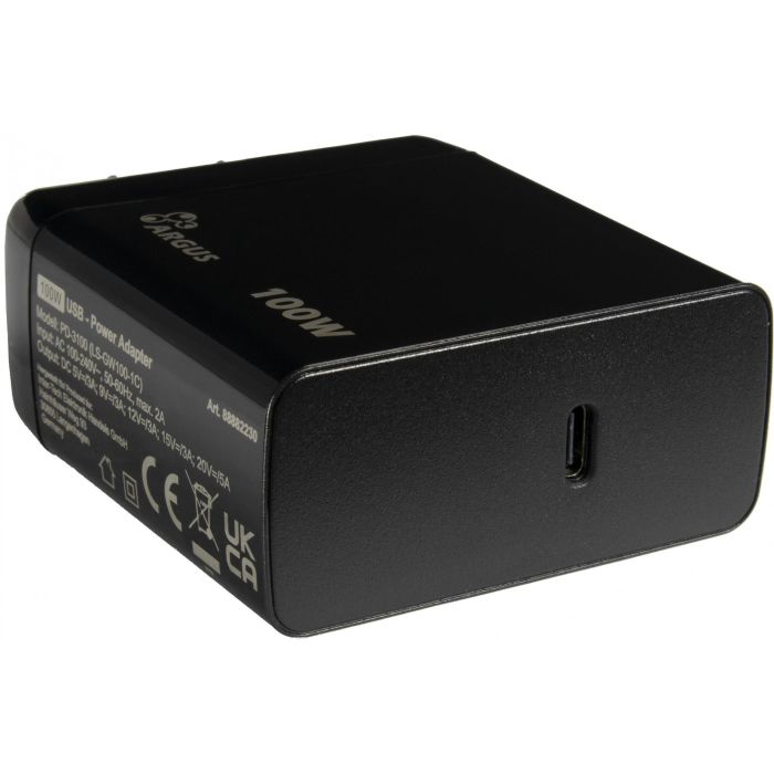 Charger USB-C 100W Black INTER-TECH PD-3100 2 Charger USB-C 100W Black INTER-TECH PD-3100 2