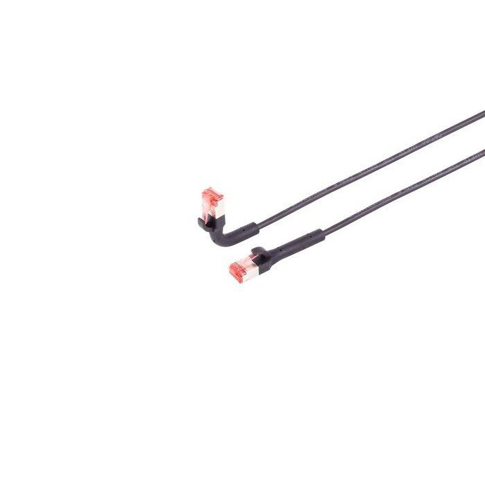 Lanview Cable de Parcheo CAT6A U/FTP 3m Negro con Conector Flexible y Libre de Halógenos (LSZH)