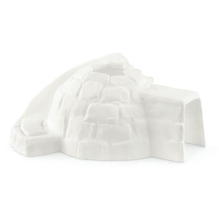 Schleich 42558 Set Expedición Antártica Wild Life: Guardián Tom, 2 Huskies, Pingüino Emperador Joven e Igloo con Tobogán, Niños +3 años 5