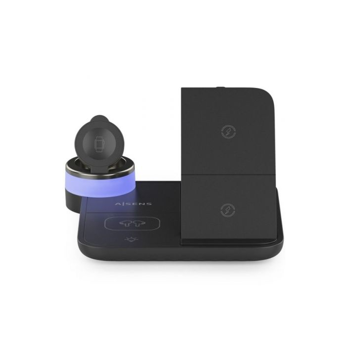 Estación de Carga Inalámbrica Qi Aisens ASCH-15W4WC062-BK/ 1xUSB Tipo-C/ 15W/ 5W/ Negro 3 Estación de Carga Inalámbrica Qi Aisens ASCH-15W4WC062-BK/ 1xUSB Tipo-C/ 15W/ 5W/ Negro 3