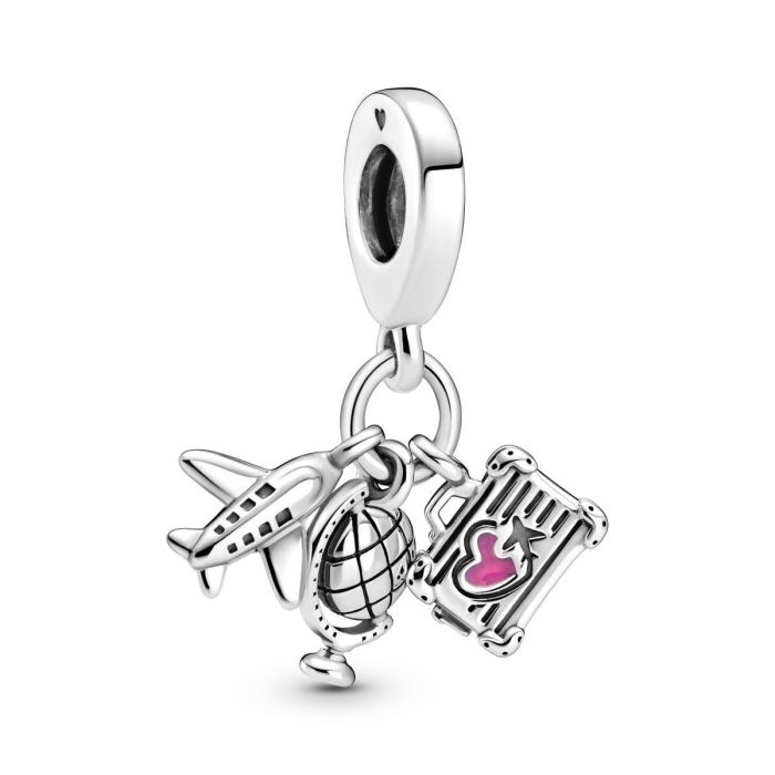 Abalorio Mujer Pandora AIRPLANE, GLOBE & SUITCASE