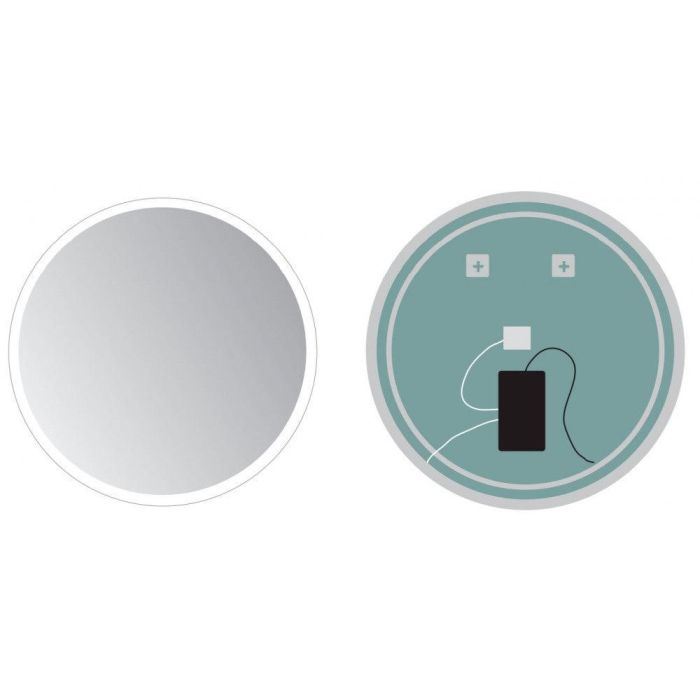 LIMEX LIMEX-BELG003/70 Espejo Iluminado Baño Bélgica Ø70 Cm Luz Blanco Frío 1