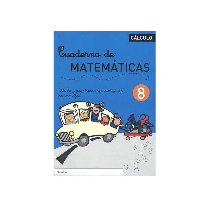 Cuaderno Rebost (Cas.) Matematicas Nº 8 (Set de 5)