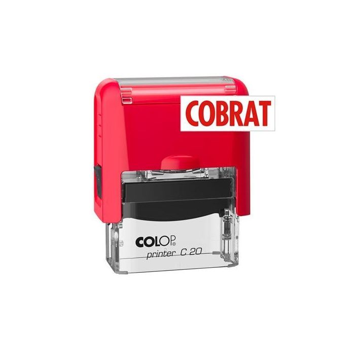 Colop Sello Printer C20 Formula " Cobrat " Almohadilla E-20 14x38 mm Rojo Colop Sello Printer C20 Formula " Cobrat " Almohadilla E-20 14x38 mm Rojo