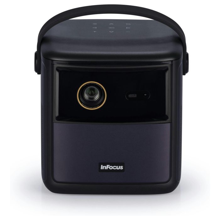 InFocus Crusader Master IN3018SL - Proyector LED 1080p Full HD, 450 Lúmenes, Proyección 43-130", Smart TV con Android, WiFi, Bluetooth 5.1, HDR10, Altavoces 20W 5