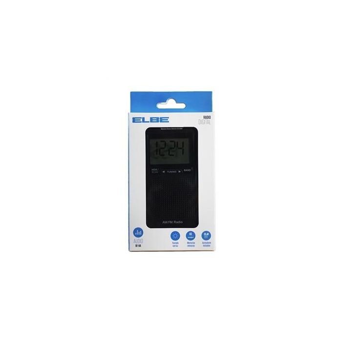 Radio Digital Elbe RF-94 AM/FM, Portátil con Display Grande, Auriculares Incluidos, Memoria para 40 Emisoras 5 Radio Digital Elbe RF-94 AM/FM, Portátil con Display Grande, Auriculares Incluidos, Memoria para 40 Emisoras 5