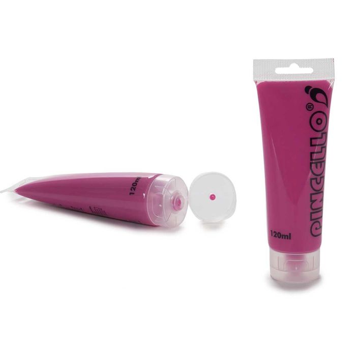 Tubo Pintura Acrilica 120Ml Magenta Pincello 6X4CM (24 Unidades) Tubo Pintura Acrilica 120Ml Magenta Pincello 6X4CM (24 Unidades)