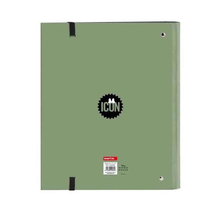 Carpeta de anillas Minnie Mouse Mint shadow Verde militar (27 x 32 x 3.5 cm) Carpeta de anillas Minnie Mouse Mint shadow Verde militar (27 x 32 x 3.5 cm)