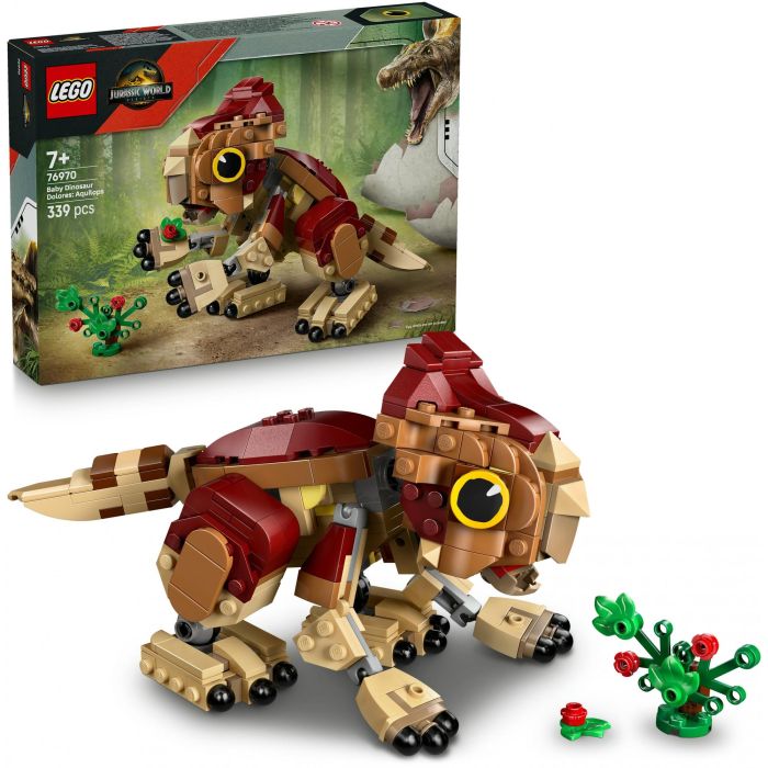 LEGO 76970 Jurassic World Set Dolores Bebé: Aquilops Figura Construible de Dinosaurio Móvil, Articulado, para Jugar y Exponer, +7 Años 18 LEGO 76970 Jurassic World Set Dolores Bebé: Aquilops Figura Construible de Dinosaurio Móvil, Articulado, para Jugar y Exponer, +7 Años 18