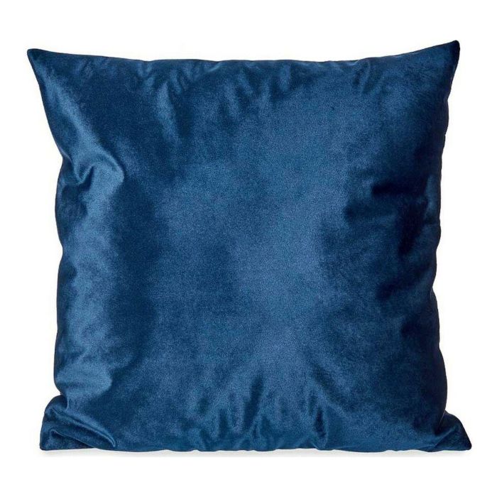 Cojín de terciopelo azul 45x45 cm - Giftdecor (8 Unidades) Cojín de terciopelo azul 45x45 cm - Giftdecor (8 Unidades)