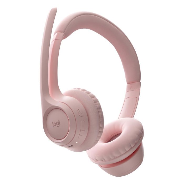 Logitech Auriculares Inalámbricos Bluetooth Zone 300 con Micrófono con Cancelación de Ruido - Rosa LOG5099206120044