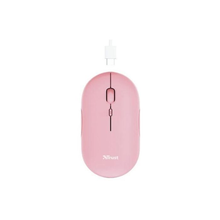 Trust Ratón Inalámbrico Ultrafino Puck 800-1200-1600 DPI Ambidiestro Recargable Rosa 2 Trust Ratón Inalámbrico Ultrafino Puck 800-1200-1600 DPI Ambidiestro Recargable Rosa 2