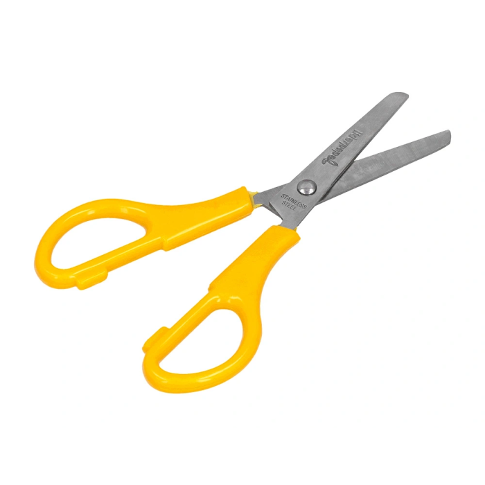 Liderpapel Tijera PS-52-D con Funda, 14 cm, Puntas Redondeadas, Acero Inoxidable, Mango Plástico, Colores Surtidos, Uso Hogar y Oficina 5