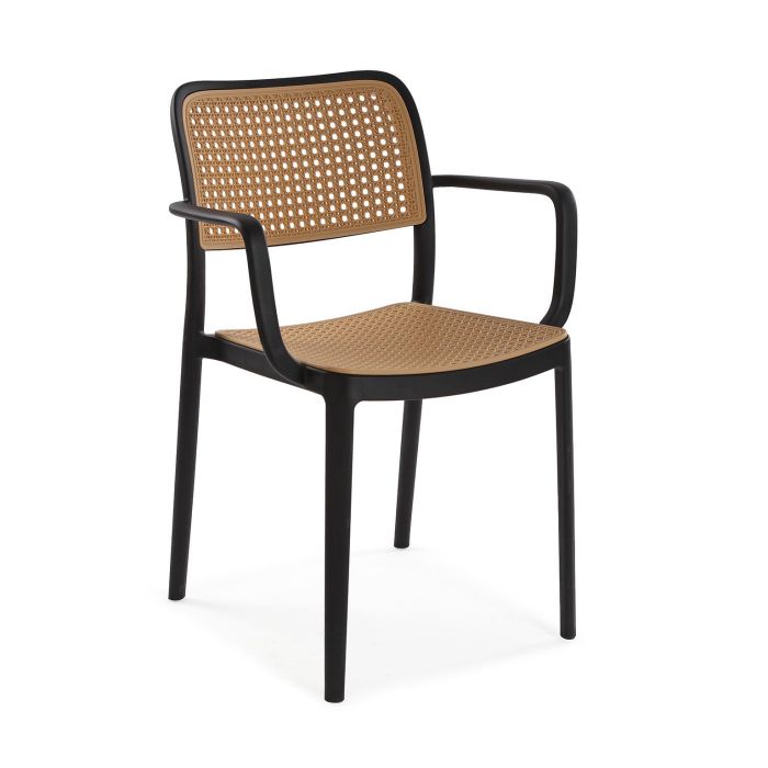 Silla Reposabrazos Venus Negra Versa 58X81CM (4 Unidades) Silla Reposabrazos Venus Negra Versa 58X81CM (4 Unidades)