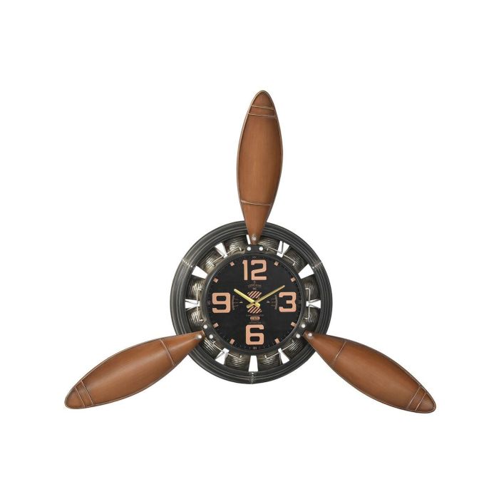 Reloj Pared Vintage DKD Home Decor Negro Marron 24 x 134 x 118 cm Reloj Pared Vintage DKD Home Decor Negro Marron 24 x 134 x 118 cm