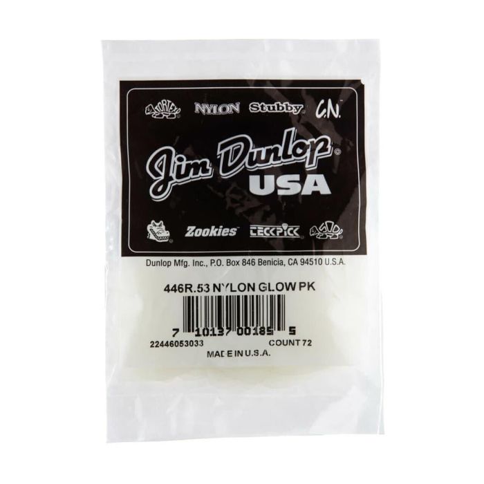Pack 72 Púas Nylon Glow Standard - 0,53 Mm 3 Pack 72 Púas Nylon Glow Standard - 0,53 Mm 3
