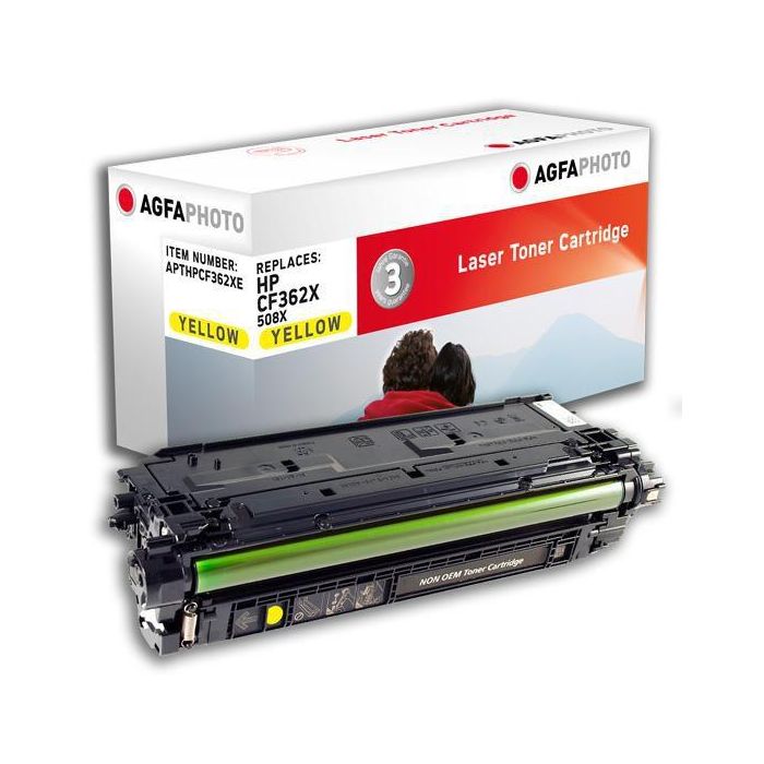 AgfaPhoto HP CF362X Tóner Amarillo para 9500 Páginas