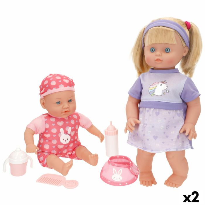 Muñecas Colorbaby 17 X 42 X 11 CM 2 Unidades 0 Muñecas Colorbaby 17 X 42 X 11 CM 2 Unidades 0