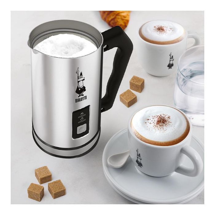 Bialetti MK01 Espumador de Leche Automático Acero Inoxidable Caliente y Fría 115ml / 240ml 2