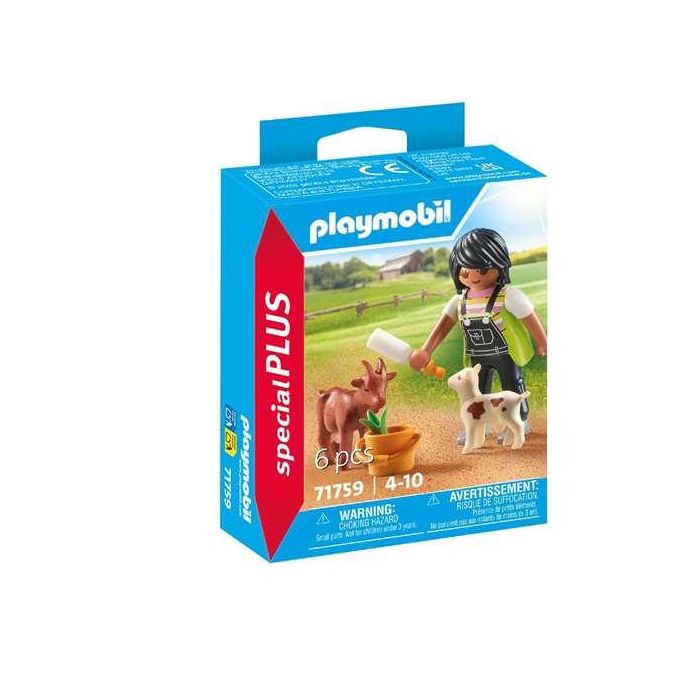 Figura mujer con cabras playmobil special plus. Figura mujer con cabras playmobil special plus.