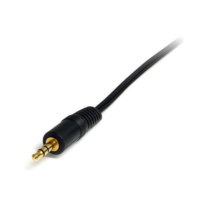 Cable Audio Jack (3,5 mm) a 2 RCA Startech MU3MMRCA Negro