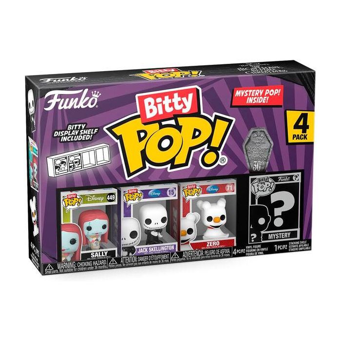 Blister 4 figuras Bitty POP Disney Pesadilla Antes de Navidad Sally 0 Blister 4 figuras Bitty POP Disney Pesadilla Antes de Navidad Sally 0