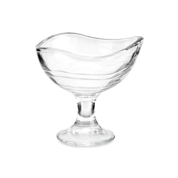 Copa Vidrio Helado Con Pie Rayas 180Ml Vivalto 10X10CM (36 Unidades) 1 Copa Vidrio Helado Con Pie Rayas 180Ml Vivalto 10X10CM (36 Unidades) 1