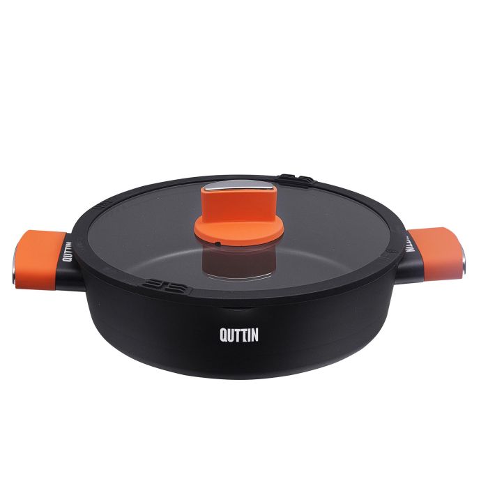 Cacerola Baja 26 cm con Tapa Gastro Quttin (6 Unidades) 4