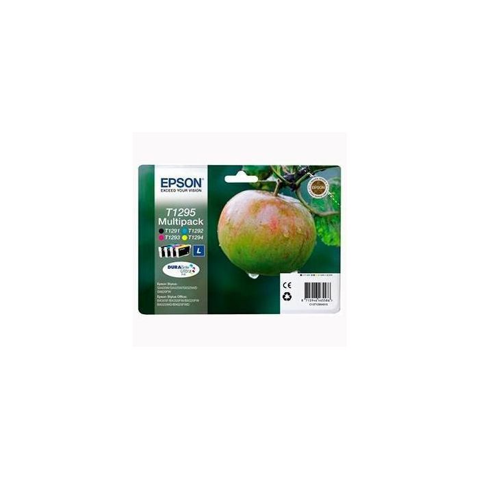 Epson Tinta Bk - C - M - Y - Stylus Sx420 W Sx425 W Sx525 Wd Sx620Fw - Stylus Office Bx305F Bx305Fw Bx525 Wd Bx625Fwd 12914011 + 12924011 + 12934011 + 12944011 Pack 4 Colores Epson Tinta Bk - C - M - Y - Stylus Sx420 W Sx425 W Sx525 Wd Sx620Fw - Stylus Office Bx305F Bx305Fw Bx525 Wd Bx625Fwd 12914011 + 12924011 + 12934011 + 12944011 Pack 4 Colores